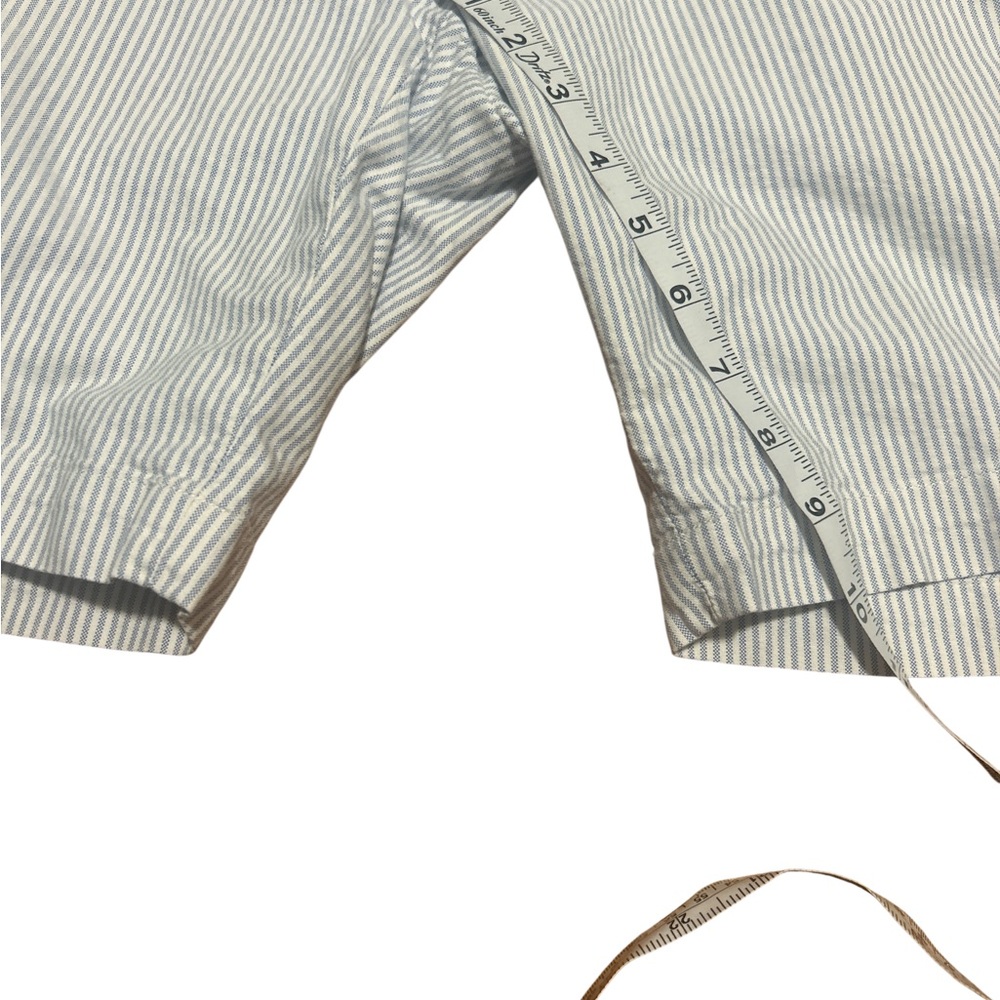 Ralph Lauren Polo Golf Striped Shorts 32 Blue White Cotton Preppy Classic - Picture 5 of 9